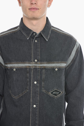 Two Tone Denim D-HOR-FS Overshirt