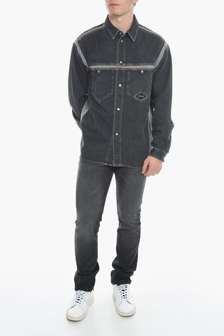 Two Tone Denim D-HOR-FS Overshirt