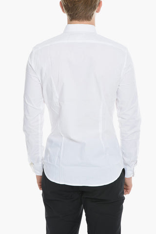 Camicia S-NAP Slim Fit Con Abbottonatura Nascosta e Collo Italiano