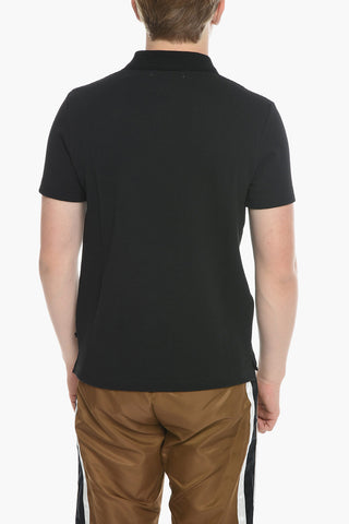 Honeycomb Motif Solid Color TARANTO Polo Shirt