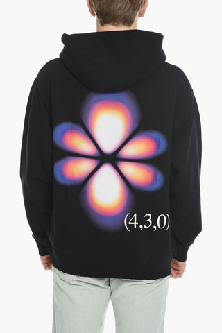Hoodie with Ombre Print