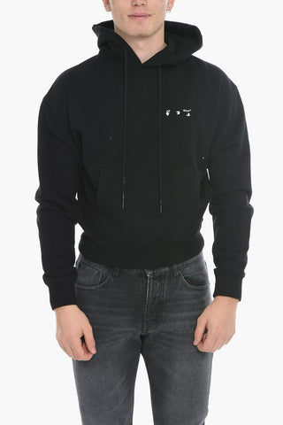 Felpa Hoodie ARROW LOGO con Logo in Applicazione