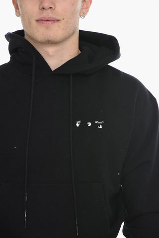 Felpa Hoodie ARROW LOGO con Logo in Applicazione