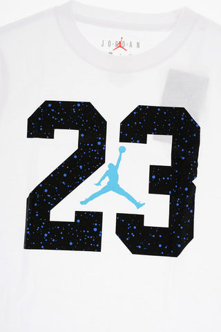 AIR JORDAN Printed 23 SPECKLE Crew-neck T-Shirt