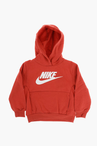 Solid Color Hoodie and Joggers Set with Printed Logo