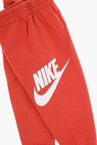 Solid Color Hoodie and Joggers Set with Printed Logo