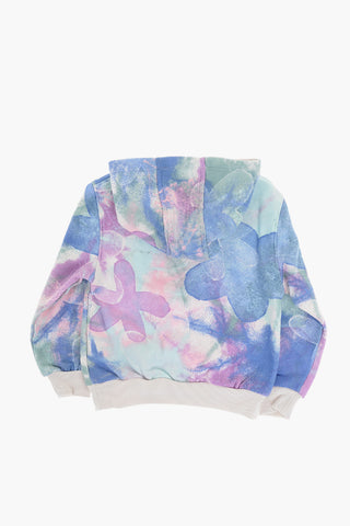 Tie-Dye Effect Hoodie and Joggers Set