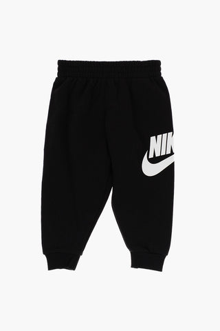 Fleeced Cotton Hoodie and Joggers Set