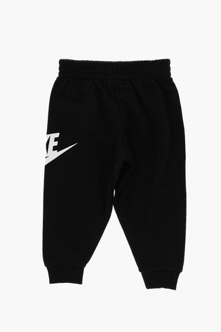 Fleeced Cotton Hoodie and Joggers Set