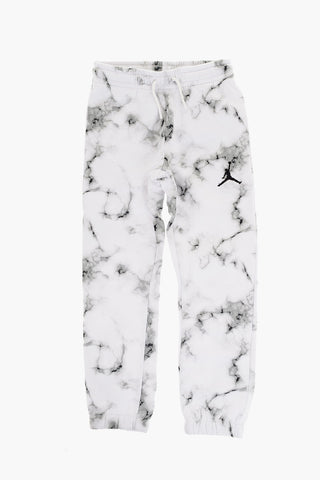 AIR JORDAN Cotton Fleece Joggers with Acid-Wash Effect