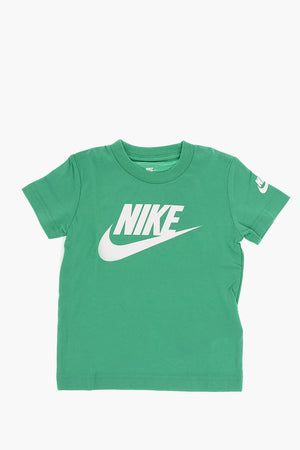 T-Shirt mit Rundhalsausschnitt und Kontrastdruck