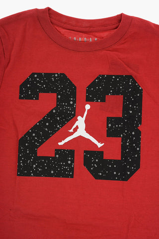 AIR JORDAN Printed 23 SPECKLE Crew-neck T-Shirt