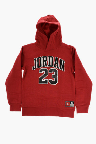 AIR JORDAN Fleeced Cotton Hoodie with Contrasting Detail