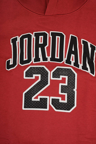 AIR JORDAN Fleeced Cotton Hoodie with Contrasting Detail