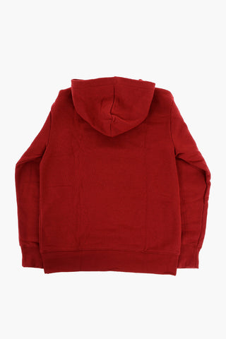 AIR JORDAN Fleeced Cotton Hoodie with Contrasting Detail
