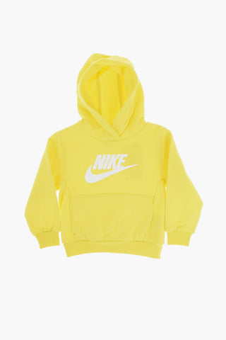 Set Felpa Hoodie e Joggers in Tinta Unita con Logo Stampato