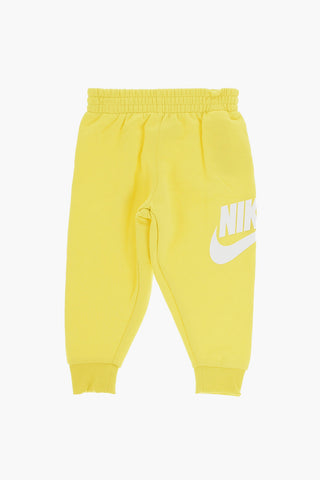 Set Felpa Hoodie e Joggers in Tinta Unita con Logo Stampato