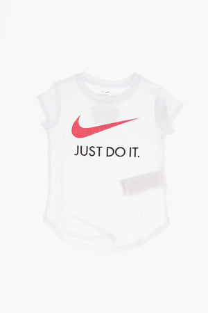 Crewneck T-Shirt with Glitter Logo