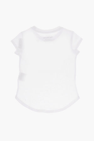 Crewneck T-Shirt with Glitter Logo