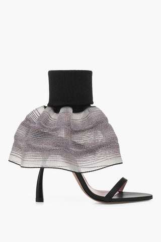 Comma-heeled FANTASIA Sandals with Removable Sock 12cm
