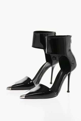 Patent Leather HARNESS PUNK Sandals with Stiletto Heel 11cm