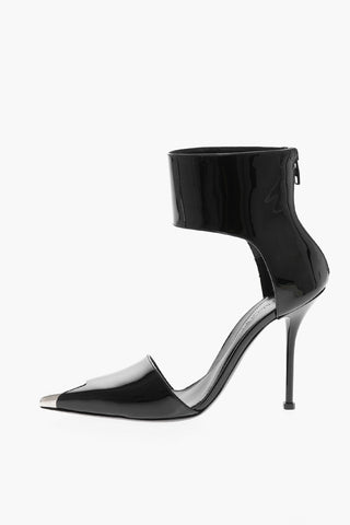 Patent Leather HARNESS PUNK Sandals with Stiletto Heel 11cm