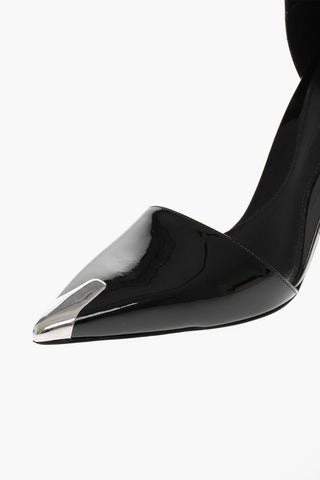 Patent Leather HARNESS PUNK Sandals with Stiletto Heel 11cm