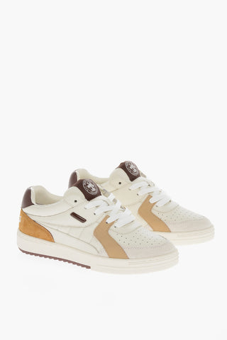 Calfskin UNIVERSITY Sneakers with Openwork Detail