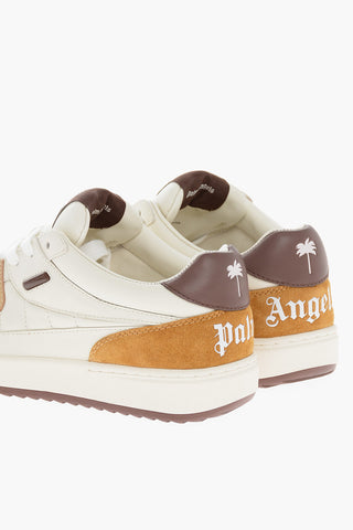 Calfskin UNIVERSITY Sneakers with Openwork Detail