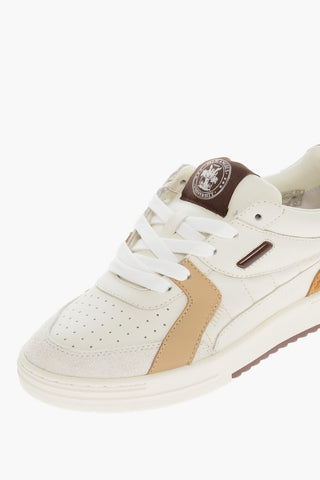 Calfskin UNIVERSITY Sneakers with Openwork Detail