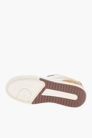 Calfskin UNIVERSITY Sneakers with Openwork Detail