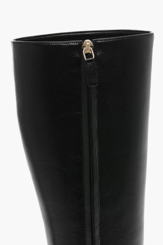 LUDOVIC DE SAINT SERNIN Faux-leather NADJA High Leg Boots 11cm