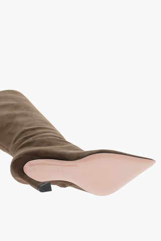 LUDOVIC DE SAINT SERNIN Stivali Alti NADJA in Eco-suede 11cm