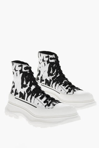 Sneakers Alte TREAD SLICK con Motivo Graffiti