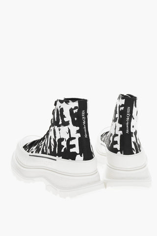 Sneakers Alte TREAD SLICK con Motivo Graffiti
