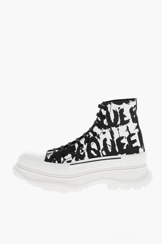 Sneakers Alte TREAD SLICK con Motivo Graffiti