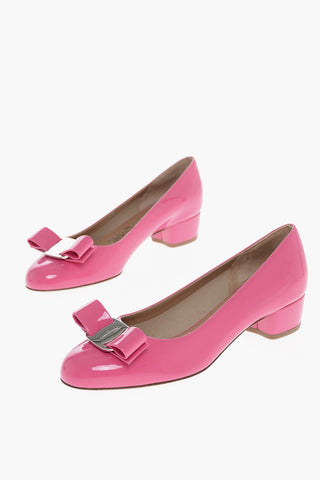 Buckle Patent Leather VARA Ballet Flats 3cm