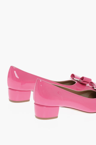 Buckle Patent Leather VARA Ballet Flats 3cm