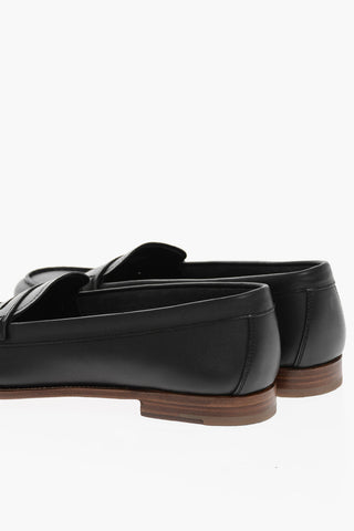 Cuir Sole Leather Penny Loafers