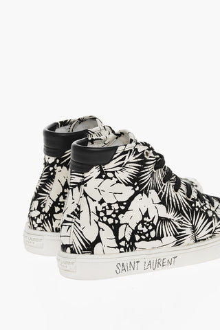 Tropical Motif Canvas MALIBU Sneakers