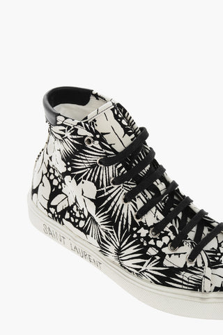 Tropical Motif Canvas MALIBU Sneakers