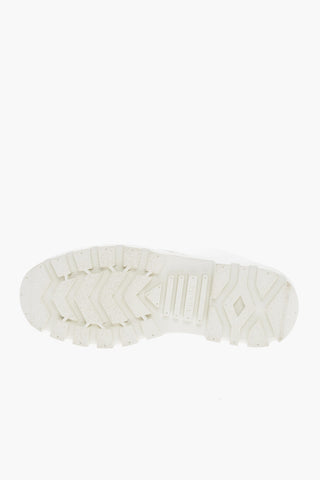 Monochrome Nylon Sneakers with Rubber Sole