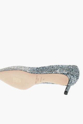 Degradé Glitter ROMY Pumps with Point Toe 6cm