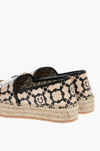Logoed Leather KIM Esparillas