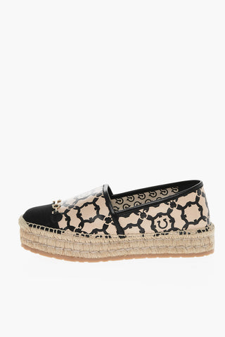 Logoed Leather KIM Esparillas