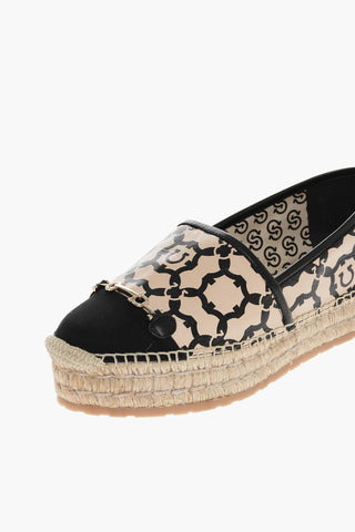 Logoed Leather KIM Esparillas