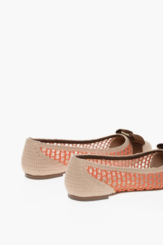 Weave VARINA RAF Ballet Flats with Contrasting Details