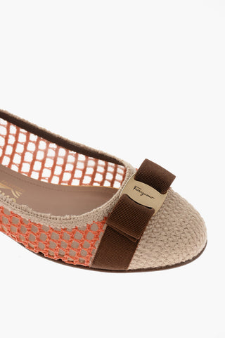 Weave VARINA RAF Ballet Flats with Contrasting Details