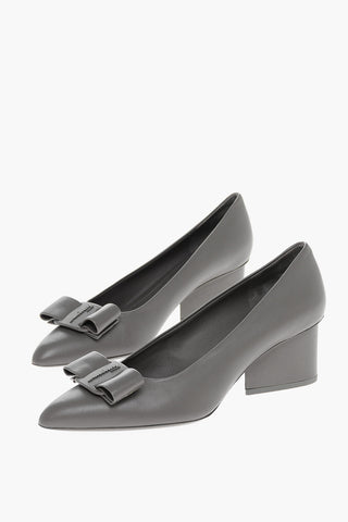 Point Toe Nappa VIVA Pumps with Drop-shape Heel 6cm