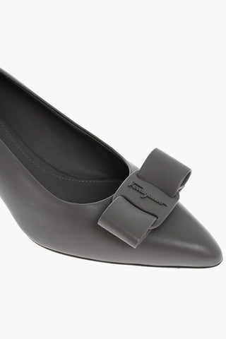 Point Toe Nappa VIVA Pumps with Drop-shape Heel 6cm